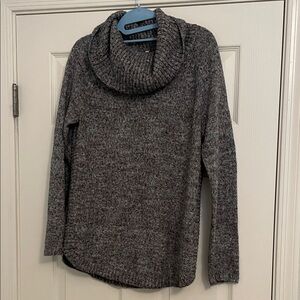 Leo & Nicole blue Cowl Neck Sweater